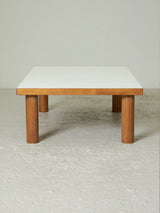 Taula de centre de fusta i fórmica