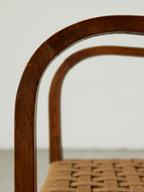 Parella de butaques de fusta i corda