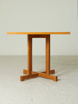 Square Oak Dining Table