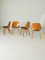 Set of Four Tonneau Chairs