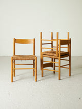 Sillas de roble y enea mod. 186