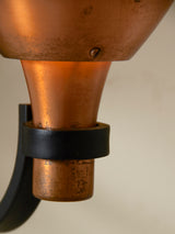 Iron and Copper Chandelier