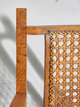 Parella de butaques de noguera i reixeta