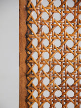 Parella de butaques de noguera i reixeta