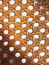 Parella de butaques de noguera i reixeta