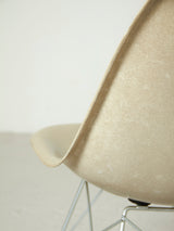 Mecedora infantil de ferro, fusta i fibra de vidre