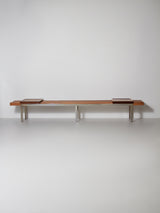 Banc de fusta i ferro