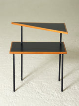 Iron and Wood Side Table