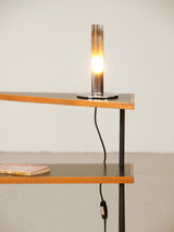 Iron and Wood Side Table