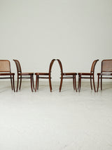 Juego de seis sillas estilo Thonet mod. 811