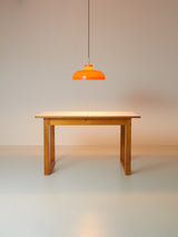 Mesa extensible de pino y fórmica