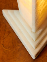 Llum de sobretaula d'alabastre