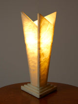 Llum de sobretaula d'alabastre