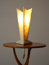 Llum de sobretaula d'alabastre