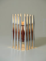 Bicolor Lacquered Iron Table Lamp