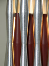 Bicolor Lacquered Iron Table Lamp