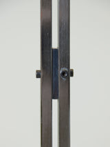 Aluminum and Fabric Floor Lamp