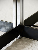 Aluminum and Fabric Floor Lamp