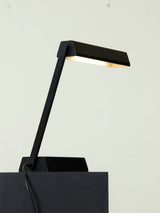 Làmpada d'escriptori negra orientable