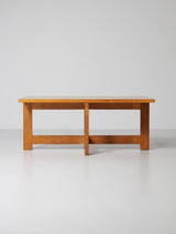 Mesa de centro de roble