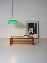 Pine and Glass Coffee Table