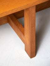 Mesa de centro de roble