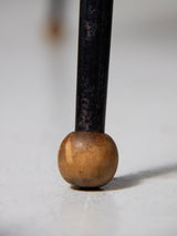 Taula de centre de ferro i vidre negre