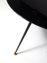 Taula de centre de ferro i vidre negre