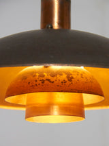 Làmpada de suspensió de coure