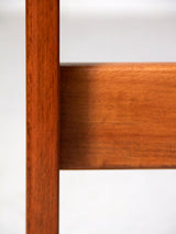 Mesa de centro redonda lacada en blanco