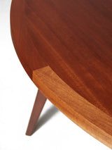 Taula de menjador extensible d'iroko