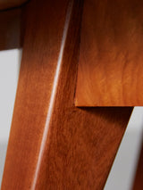 Taula de menjador extensible d'iroko