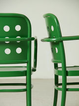 Pair of Lacquered Hoffmann Dining Chairs