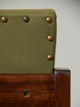 Pair of Pine Upholstered Armchairs