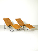 Parella de gandules de ferro i vímet