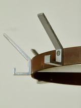 Brutalist Iron Standing Coat Rack
