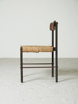 Cadira de ferro, fusta i boga