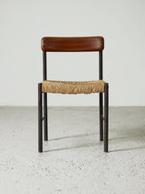 Cadira de ferro, fusta i boga