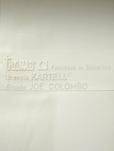 Cadira de plàstic blanca