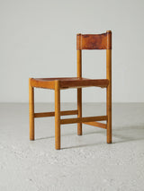 Cadira de roure i cuir