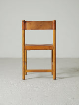 Cadira de roure i cuir