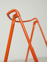 Cadira plegable de ferro lacat i acer