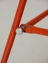 Cadira plegable de ferro lacat i acer