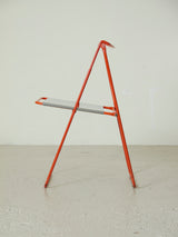 Cadira plegable de ferro lacat i acer