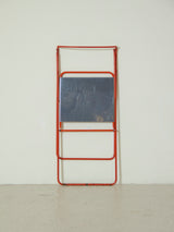 Cadira plegable de ferro lacat i acer