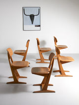 Set of Six Casala Chairs