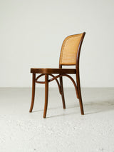 Cadira Thonet de fusta i reixeta
