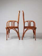 Pareja de sillones estilo Hoffmann