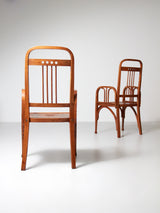 Pareja de sillones estilo Hoffmann