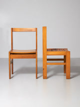 Pair of Pine chairs